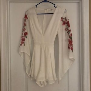 Never worn b-sharp white romper